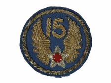 Original WWII USAAF BULLION 15TH US Army AIR FORCE THEATER MADE PATCH No Glow picture