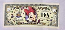 2005 $10 Disney Minnie Mouse 50th Anniversary Disney Dollar - UNCIRCULATED picture