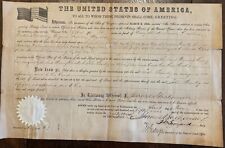 1 Jun 1859 Land Grant Warrant - War of 1812 picture