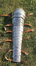 18ga Arm LARP Guard Armor Steel Bracers SCA Pair Armour Medieval Costume PQ63 picture
