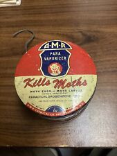 Vintage AMR Empty Advertising Hanging CAN ~ 1940’s + Awesome GRAPHICS picture