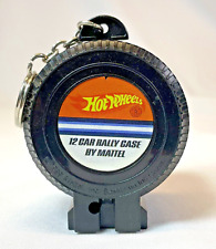Basic Fun Keychain Mattel Hot Wheels 12 Car Rally Case Car on Track 1999 picture