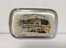 1893 Columbian Exposition The Woman's Building Libbey Glass Paperweight Chicago picture