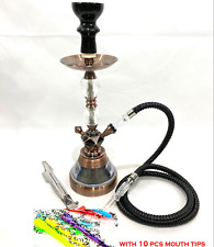 INHALE 15’’ HEAVY DUTY  stable set stainless steel brass 1 hose shisha hookah picture
