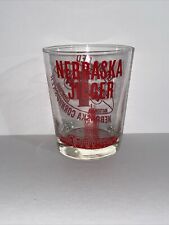 Vintage Nebraska Jigger Glass 12oz picture
