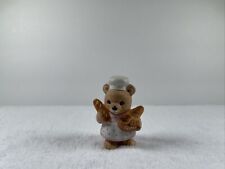 Vintage HOMCO Bear Porcelain Figurine - Series #8820 - Baker Bear with Bread 2” picture