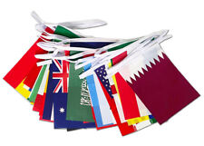 MULTI NATION BUNTING 18M COUNTRIES MASSIVE GIANT FLAGS 45x32cm UK FLAG SELLER picture