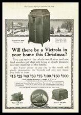 1914 Victor Victrola Phonograph Original Magazine Ad picture