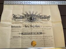 Edward Payson Heald 1918 Heald’s Business College  California Diploma picture