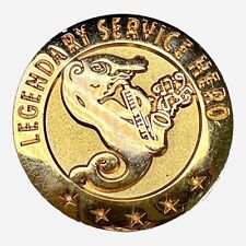 Starbucks Legendary Service Hero Gold 1” Wearable Collectible Pin picture