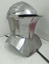 Medieval Frog Mouth Helmet 15 Century Helmet Worn By Mounted Knights picture