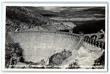 The Roosevelt Dam And Power House Seen From Apache Trail AR RPPC Photo Postcard picture