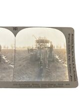 Reclaiming Swamp Land Digging Ditch Men Tractor Laying Drain Wisconsin SV1B picture