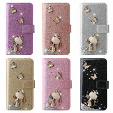 Bling Diamond Fox Wallet Phone Case For Samsung Note 20 A51 A71 A72 A13 A53 picture