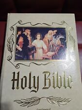 Big Vintage Holy Bible In Great Shape picture