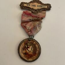 C.1907 Scarce New York City Fireman's Medal - Exempt Firemen picture