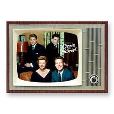 OZZIE and HARRIET TV Show Classic TV 3.5 inches x 2.5 inches FRIDGE MAGNET picture