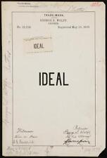[[Trademark registration by George S. Wolff for Ideal brand Leather]] picture