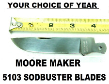 NEW REPLACEMENT BLADE for 5103 Moore Maker Knife Yellow Sodbuster CHOOSE YEAR QC picture