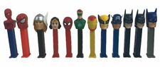 Lot Of 12 Assorted DC And Marvel Characters Pez Dispensers picture