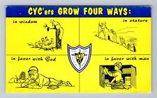 CYC Grow Four Ways, Antique c1981 Vintage Souvenir Postcard picture