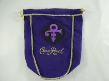 Custom Crown Royal Purple Bag w/ Prince Artist Love Symbol Patch picture