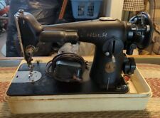 Vintage Singer Sewing Machine Black Electric w/ Foot Peddle WORKS picture