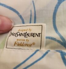 Vintage Yves Saint Laurent Feildcrest 2 Full Flat Sheets & 2 Pillowcases Tulips picture