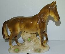Vintage Horse Figurine Glossy Chestnut Brown 7