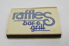Raffles Bar & Grill Miami - Ft. Myers Florida - Atlanta Matchbox / Matchbook picture