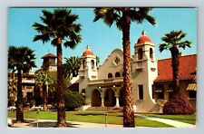 Riverside CA-California, Public Library, Exterior, Vintage Postcard picture