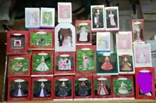 54 Barbie Hallmark Keepsake Collection Holiday Christmas Tree Ornaments, 25 NIB picture