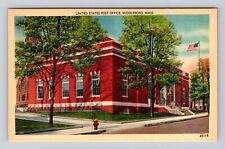 Middleboro MA-Massachusetts, United States Post Office, Vintage Psotcard picture