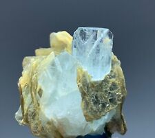 65 Cts Natural Aquamarine Crystal with Mica from Pakistan.s picture