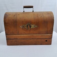 The Singer Manufacturing Co. Antique Bentwood Sewing Machine Case picture