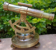 Vintage Brass Theodolite Compass Alidade Transit Telescope Survey Instrument    picture