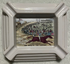 Currier And Ives Ashtray 