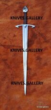 CUSTOM CARBON STEEL HUNTING KNIFE / BLACK KNIGHT MEDEIVAL SWORD OAKESHOTT XVII picture