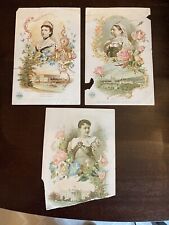 Lot Of 3 Clark’s ONT Spool Cotton Cards 1880’s-1890’s picture