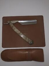 Thiers-Issard Ram Horn Handle Razor 5/8 Hallow Ground (Open Box) Made In France picture