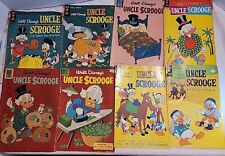 Vintage Lot of (8) Walt Disney Uncle Scrooge Comics picture