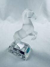 Goebel Crystal Collector Horse Stallion Rearing Germany W/ Etching And Stickers picture