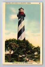 St Augustine FL-Florida, Anastasia Lighthouse, Antique, Vintage Postcard picture