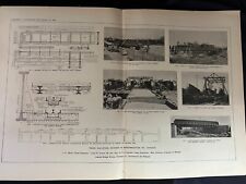 1896 Industrial Illustration/Drawing Track Elevation Chicago & Northwestern RY. picture