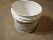 Vintage Brill White N Glossy EMPTY NO LID 3-1/2 Gallon Plastic Bucket 10945043 picture