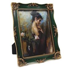 8X10 Inch Vintage Picture Frame Elegant Antique Photo Frames with Glass Front picture