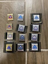 Vintage Mixed Lot of 12 Boy Scout Belt Buckle Patches picture