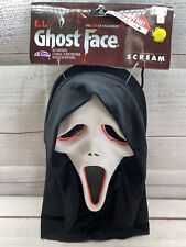 E.L. Ghost Face Halloween Mask - From The Movie Scream Lights Up - VINTAGE picture