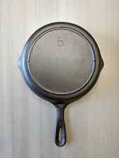 Vintage Three Notch Lodge Cast Iron Pan Skillet With Heat Ring #5 Restored picture