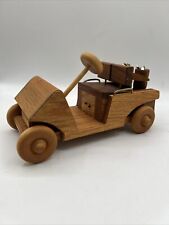 Vintage American Keystone LTD Collectible Wooden Golf Car 1984 Golf 162 picture
